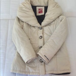 Miss Sixty Cream Puffy Jacket Size XS